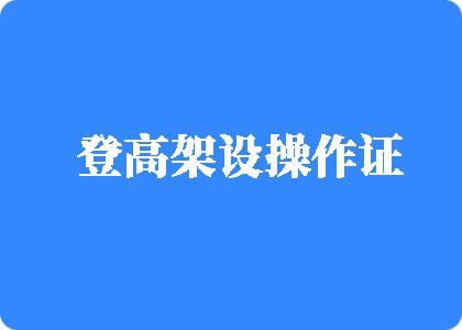 c死你午夜视频登高架设操作证